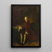 Portrait af William Pitt 1. greve af Chatham - William Bright Morris — indrammet kunstværk på væggen