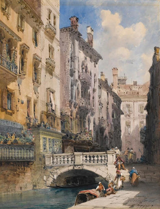 William Callow - Canal Barataria Venice.webp