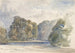 Sur la Wharfe, abbaye de Bolton - William Callow — visning af kunstværket