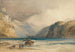 Walenstadt fra Weesen Schweiz - William Callow — visning af kunstværket