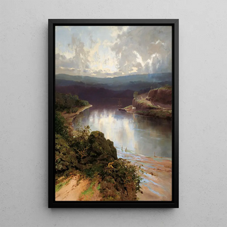 William Charles Piguenit - An Australian fjord.webp