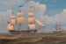 Le Navire marchand anglais Malabar - William Clark — visning af kunstværket