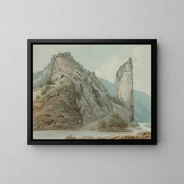 Rocher d'Ilam, Dovedale - William Day — indrammet kunstværk på væggen
