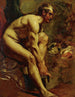 Mandligt nøgletab - William Etty — visning af kunstværket