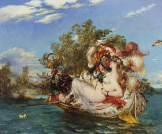 Phaedria og Cymochles - William Etty — visning af kunstværket