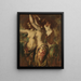 Les Trois Grâces - William Etty — indrammet kunstværk på væggen