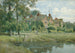 gamle huse nær Cambridge - William Fraser Garden — visning af kunstværket