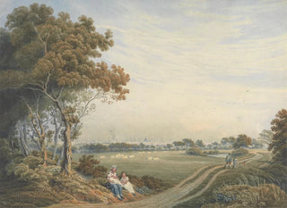 William Frederick Wells - A Distant View of the City of London from St Johns Wood.webp