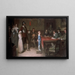 Og hvornår sidst så du din far - William Frederick Yeames — indrammet kunstværk på væggen