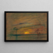Solnedgang - William Gedney Bunce — indrammet kunstværk på væggen