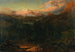 Montagnes au clair de lune - William Heine — visning af kunstværket