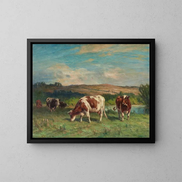 Prairies de Lyme - William Henry Howe — indrammet kunstværk på væggen