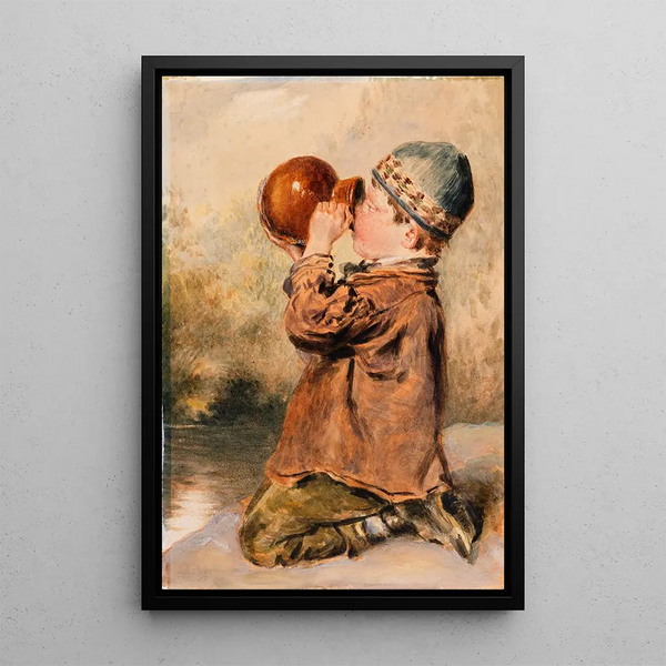 William Henry Hunt - A Boy Drinking.webp