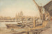 Cathédrale Saint-Paul og Blackfriars-broen - William Henry Hunt — visning af kunstværket
