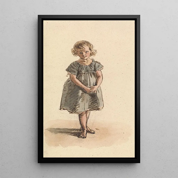 William Henry Hunt - Young Girl Standing Barefoot.webp