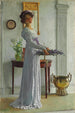 Lavendel frisk Maleri - William Henry Margetson — visning af kunstværket