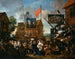 Foire de Southwark - William Hogarth — visning af kunstværket
