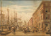 Vue de South Street depuis Maiden Lane New York City - William James Bennett — visning af kunstværket