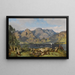 Derwentwater mod Borrowdale - William James Blacklock — indrammet kunstværk på væggen