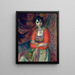 Armenisk Pige - William James Glackens — indrammet kunstværk på væggen