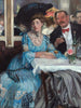 Chez Mouquin's - William James Glackens — visning af kunstværket