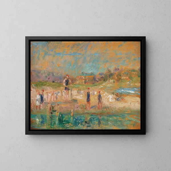 Baigneurs - William James Glackens — indrammet kunstværk på væggen