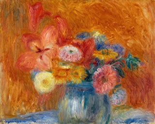 William James Glackens - Green Bowl of Flowers.webp