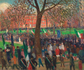 William James Glackens - Parade Washington Square.webp