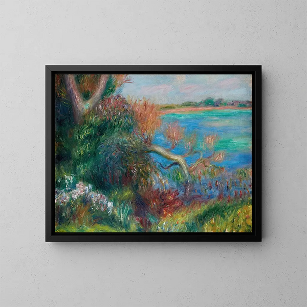 Bord de rivière - William James Glackens — indrammet kunstværk på væggen