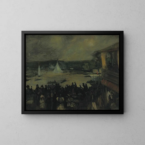 Bateaux à voile à Paris - William James Glackens — indrammet kunstværk på væggen