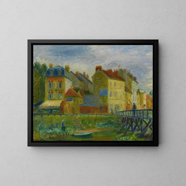 Samois-sur-Seine - William James Glackens — indrammet kunstværk på væggen