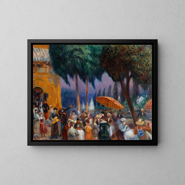Søndag ved Marne - William James Glackens — indrammet kunstværk på væggen