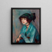 La Brune - William James Glackens — indrammet kunstværk på væggen