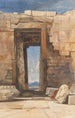 En dør til Akropolis i Athen - William James Müller — visning af kunstværket
