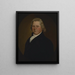 Portrait af dommer Pierpont Edwards - William Jennys — indrammet kunstværk på væggen