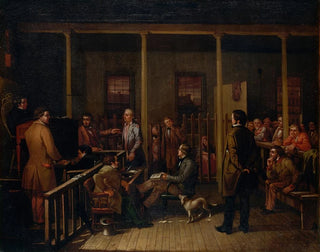 Missouri retsalssal - William Josiah Brickey — visning af kunstværket