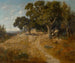 Sentier à travers les chênes de Californie - William Keith — visning af kunstværket
