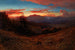 Coucher de soleil sur le mont Diablo, coucher de soleil à Marin - William Keith — visning af kunstværket