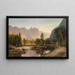 Vallée de Yosemite - William Keith — indrammet kunstværk på væggen