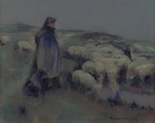 William Kennedy - A Shepherdess.webp