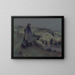 William Kennedy - A Shepherdess.webp