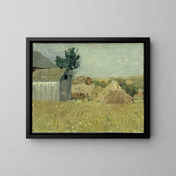Grange grise - William Langson Lathrop — indrammet kunstværk på væggen