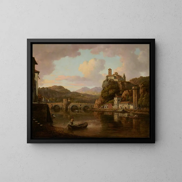 Château sur le Rhône, Frankrig - William Marlow — indrammet kunstværk på væggen