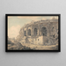 L'amphitheatre de Nîmes - William Marlow — indrammet kunstværk på væggen