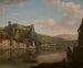 Vue de la Saône et du château de Pierre Scize, Lyon, France - William Marlow — visning af kunstværket