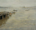 En grå dag - William Merritt Chase — visning af kunstværket
