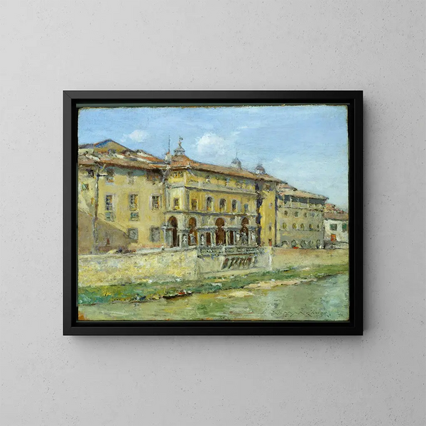 Florence - William Merritt Chase — indrammet kunstværk på væggen