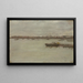 Jour gris sur la baie - William Merritt Chase — indrammet kunstværk på væggen
