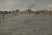 Scène de port, quais de Brooklyn - William Merritt Chase — visning af kunstværket