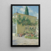 Orangerie i Villa Chase i Firenze - William Merritt Chase — indrammet kunstværk på væggen